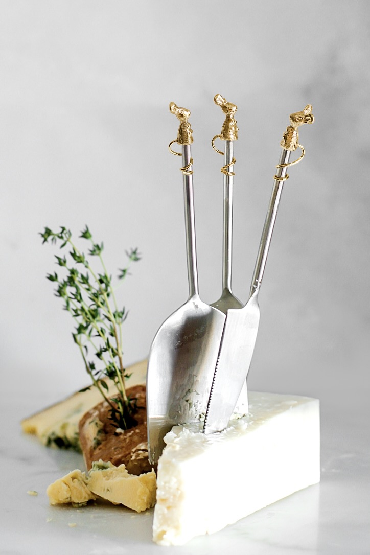 Mouse Cheese Knives Set of 3