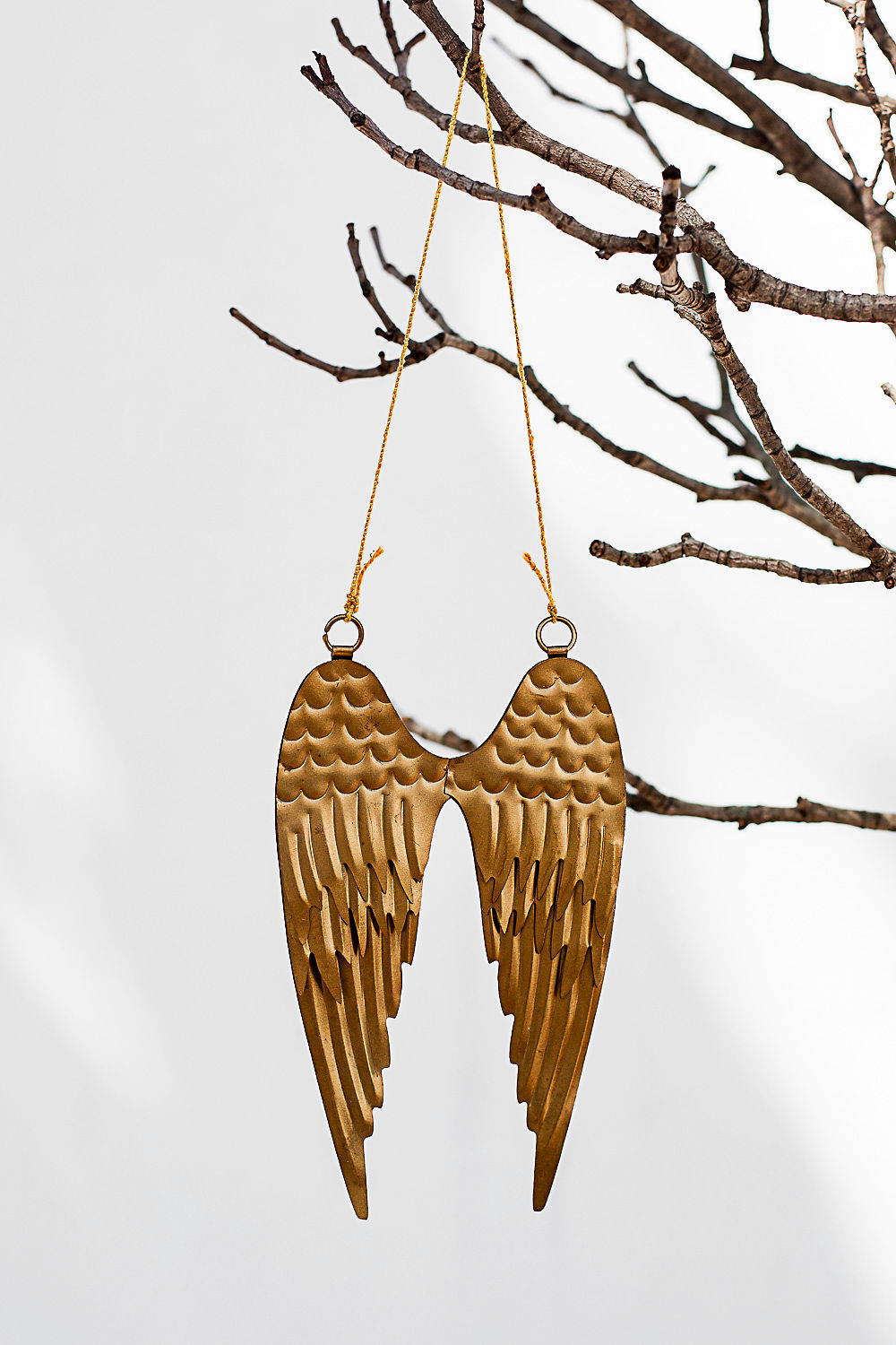 Hanging Open Wing Christmas Decoration