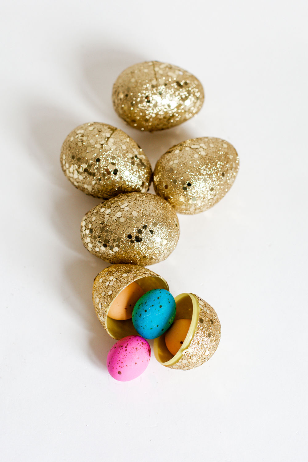 Glitter Surprise Eggs. Set of 5