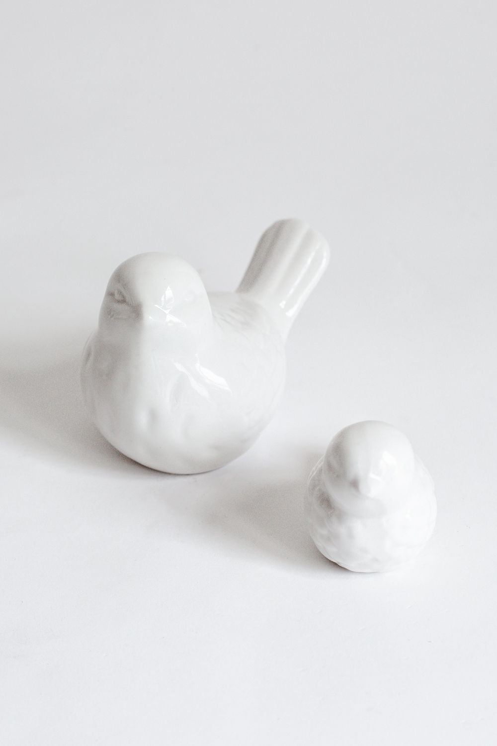 White Ceramic Bird