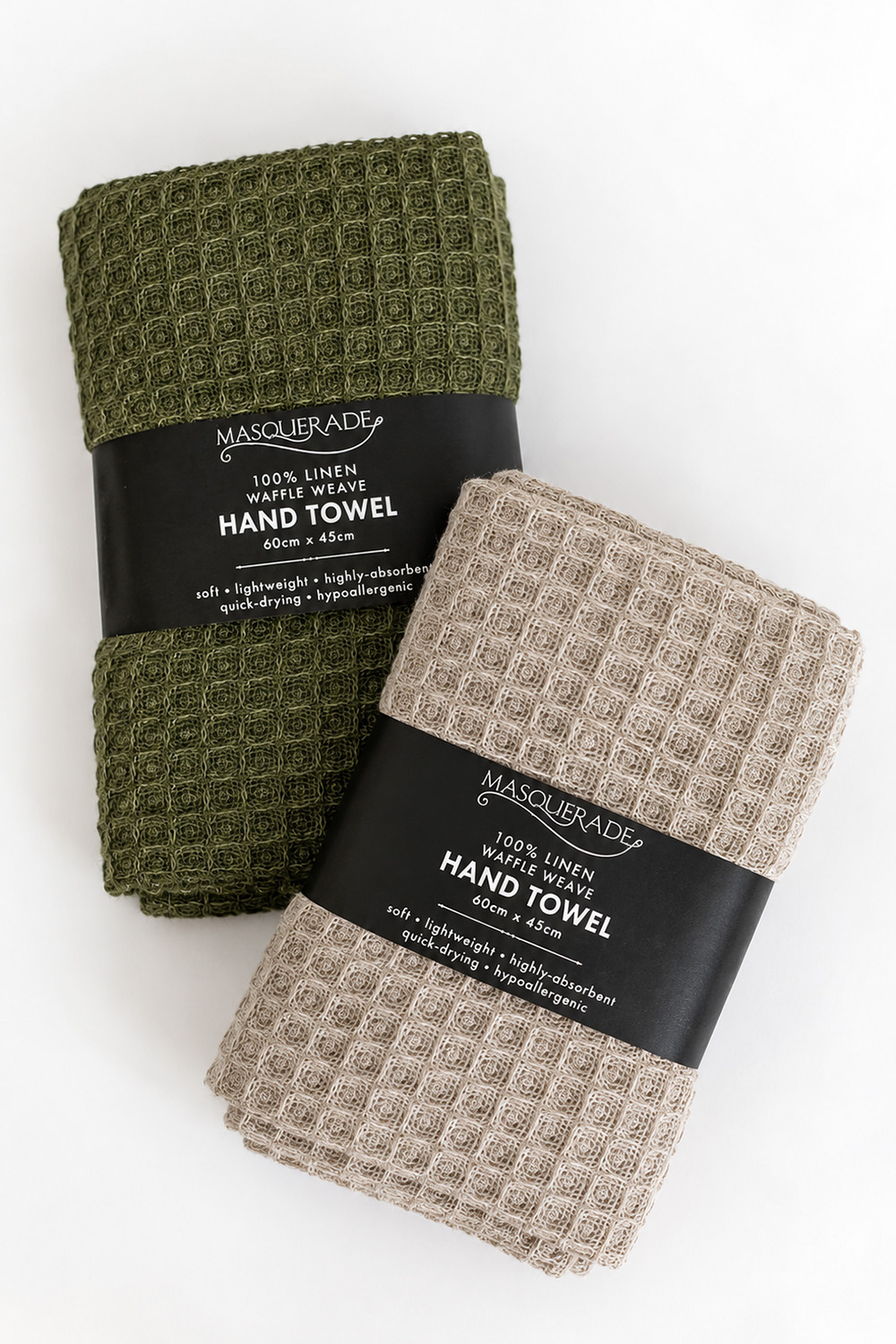 Linen Waffle Weave Hand Towels